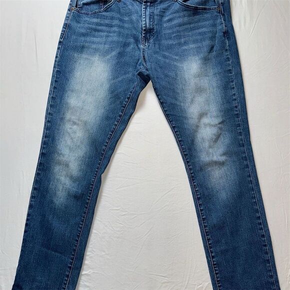 Michael‎ Strahan Men's Slim Fit Jean 38x32 Medium Wash Blue Denim NFL Today show - Picture 1 of 8